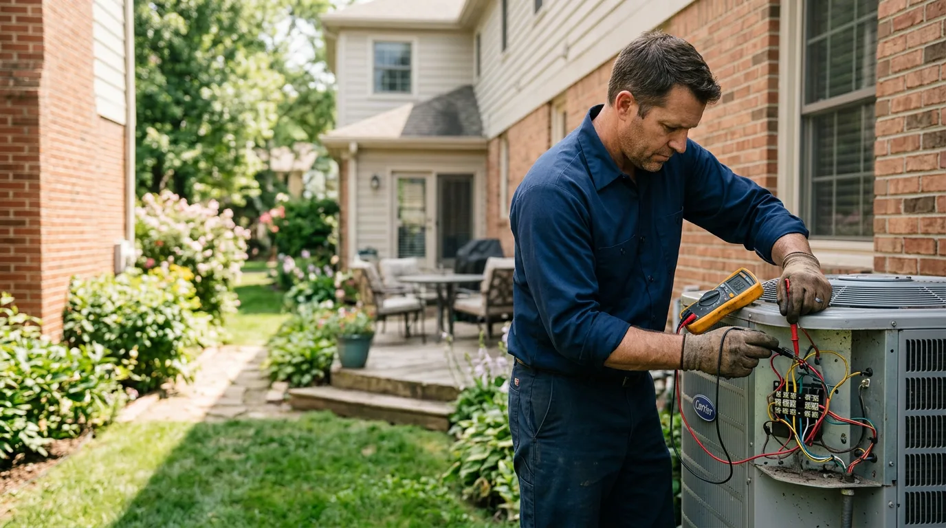 HVAC technician working near Olalla, WA